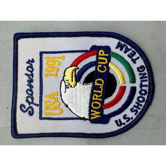 USA 1991 World Cup U.S. Shooting Team Sponsor Patch - Picture 2 of 3